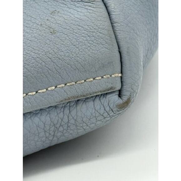 Prada‎ Vitello Daino Shoulder Bag*Beautiful Pale Blue*Great Condition w/COA - Picture 15 of 16